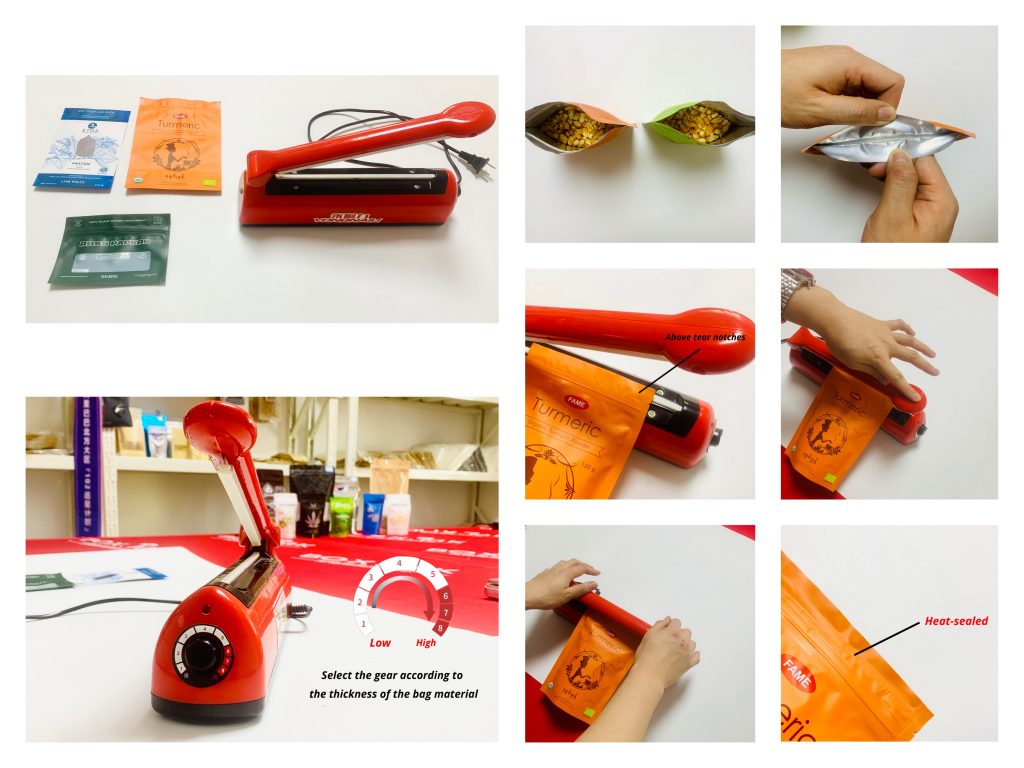 Heat Sealing Process Of Stand Up Bags