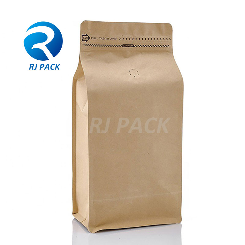 Flat Bottom Tea Pouches With Valve